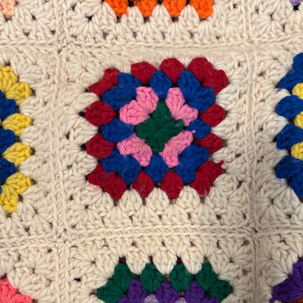 Vintage Handmade Crochet Sweater - Picture 6 of 10